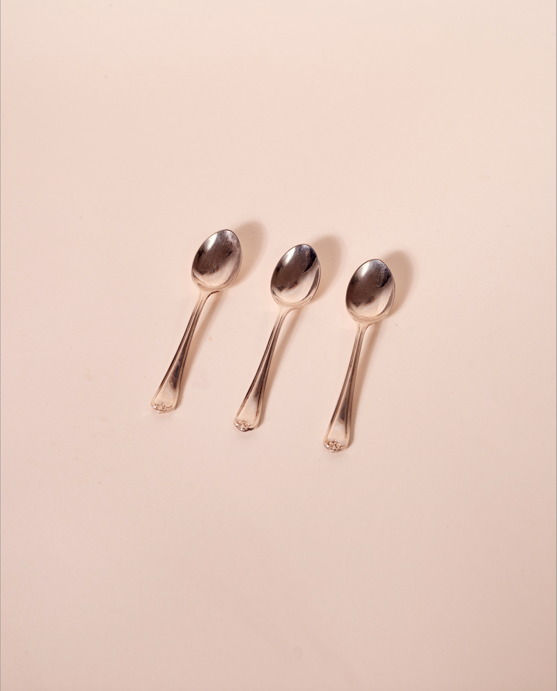 Lot de 6 cuillères en argent plaqué