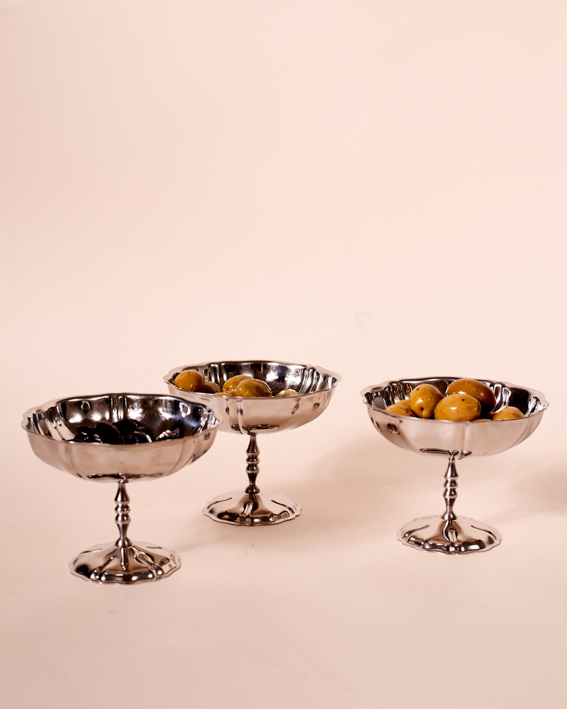 Coupelles en inox pour desserts ou entrées