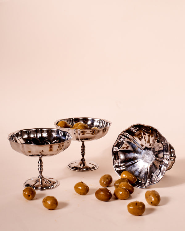 Coupelles en inox pour desserts ou entrées