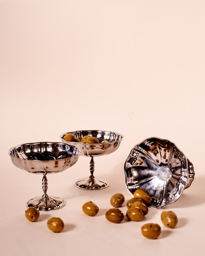 Coupelles en inox pour desserts ou entrées