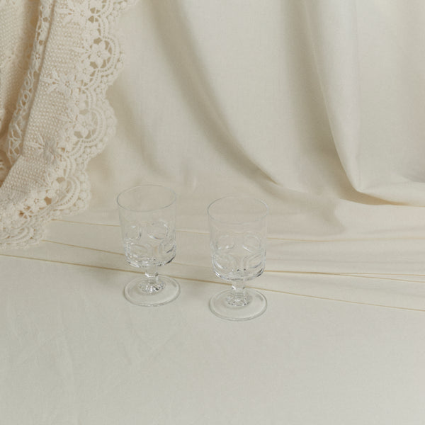 Verres à vin vintage – Années 80