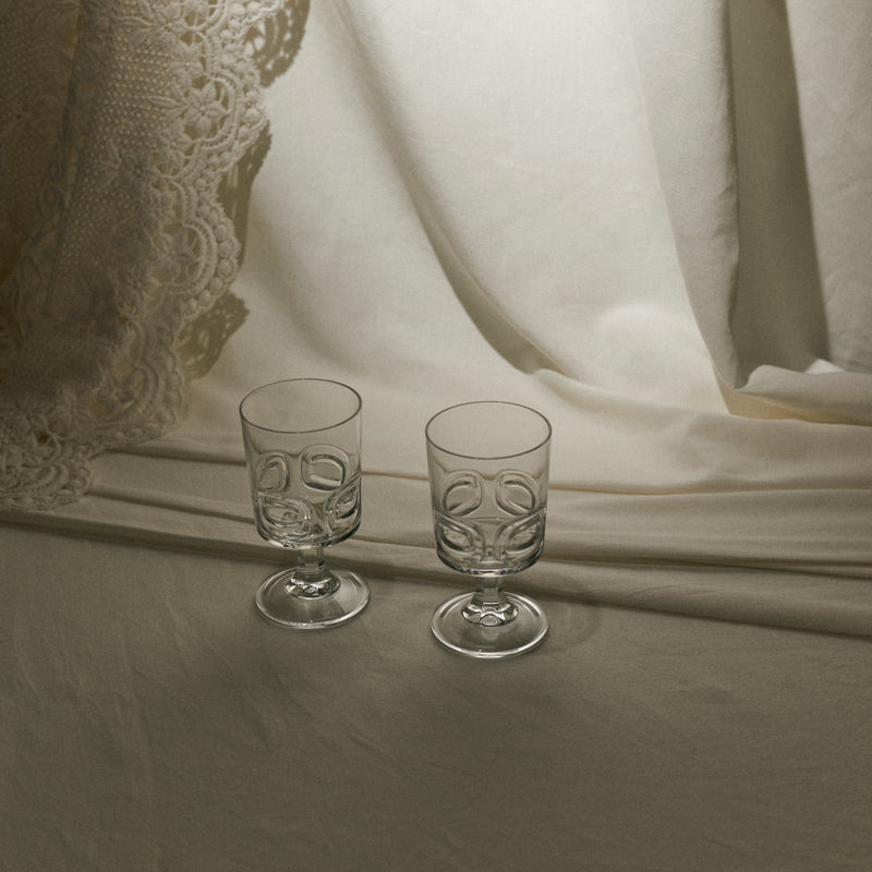 Verres à vin vintage – Années 80