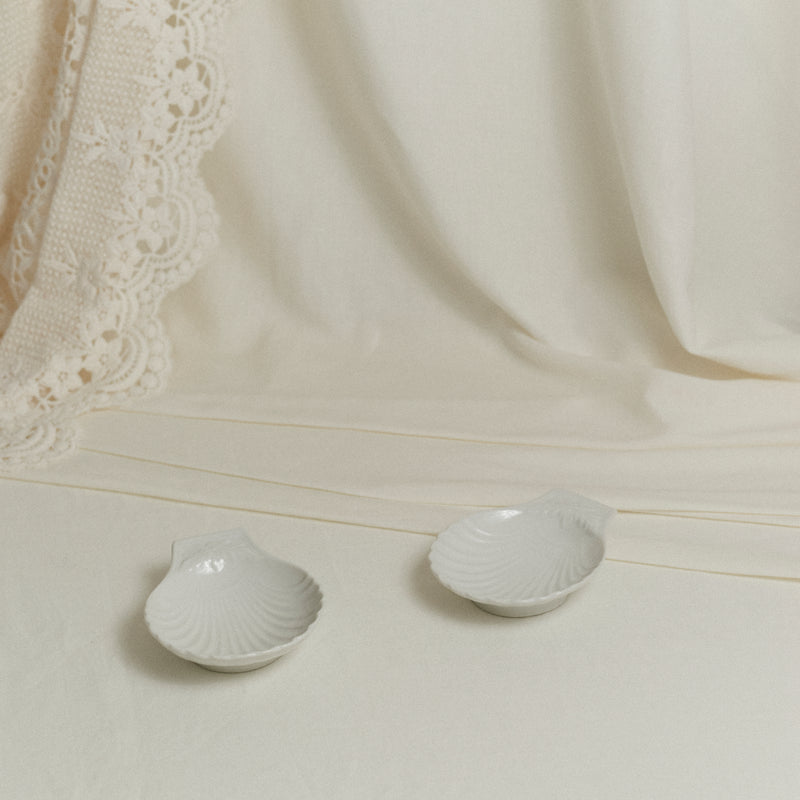 Coupelles en forme de coquillage