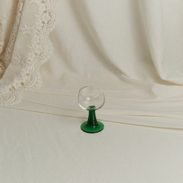 Verres Roemer vert foncé
