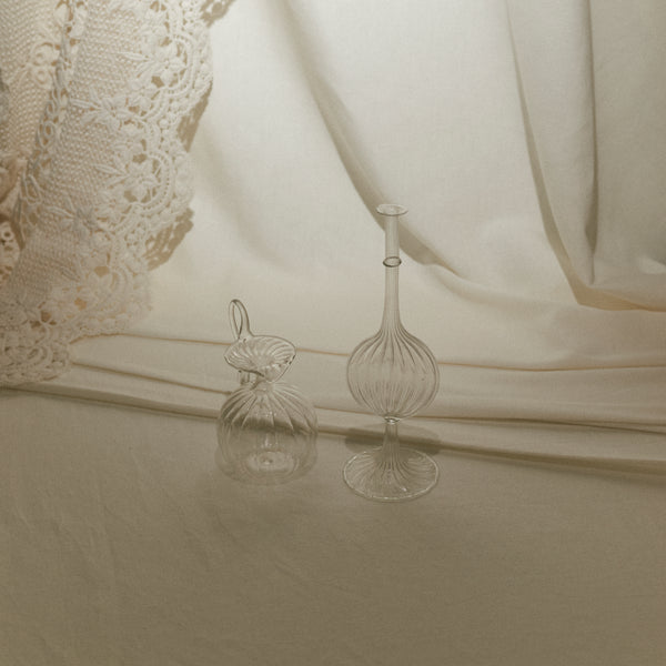 Soliflores en verre de Murano