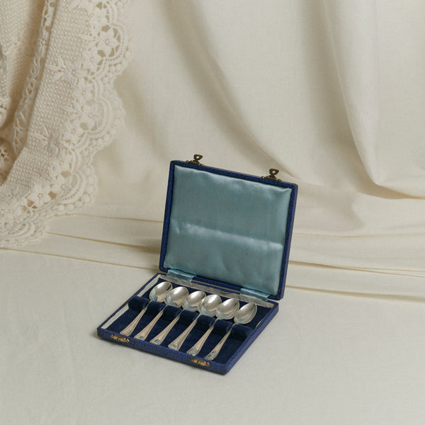 Lot de 6 cuillères en argent plaqué